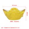 Adornos Yuanbao de Esmalte Citrino Recolección de Riqueza Regalo de Negocios Decoración Artesanías Adornos de Cornucopia Accesorios Pequeño Yuanbao