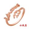 Anillo de doce constelaciones anillo de plata s925 anillo abierto para dedo meñique índice de mujer anillo para regalo de cumpleaños de novias