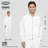 Conjunto de sudadera con cremallera estilo americano BOXY para hombre CKX, tejido de rizo de peso pesado 360G, conjunto de dos piezas de pantalones de chándal anchos y curvos