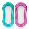 Colchoneta flotante inflable de malla transfronteriza para piscina, tumbona flotante, hamaca acuática de playa al aire libre, cama inflable para juegos acuáticos de verano