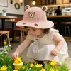 Sombreros de Protección Solar para Niños, Sombreros de Sol de Verano de Ala Ancha, Sombreros de Sol para Niños y Niñas, Sombreros para Bebés, Sombreros de Pescador, Sombreros de Paja