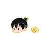 Insignias con Cadena de Dibujos Animados Estilo Japonés Chainsaw Man Makima Merchandising para Fans Broche de Metal Accesorio para Ropa