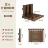 Banqueta dobrável para trocar sapatos em madeira maciça, montada na parede, para entrada de casa, banqueta dobrável invisível para entrada de varanda