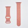 Adequado para Apple Watch Ultra9876543210 Geração Se 8-Formato Fivela Chip de Cor Pulseira de Relógio de Silicone Dupla Cor