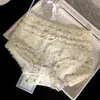 Pantis de encaje floral iridiscente para mujer, puros y sexys, finos y transpirables, con refuerzo de algodón puro, bragas para mujer