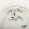 Decoraciones Brillantes para Uñas con Acabado, con Pedrería de Cristal de Alta Calidad con Forma de Huevo de Paloma, Pedrería con Forma de Azúcar Hielo y Pequeños Accesorios para Uñas Portátiles