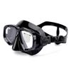 Máscara de snorkel de silicona líquida de vidrio templado para adultos, máscara de buceo con lente recubierta para miopía, película antivaho