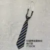 Corbata a Rayas JK Básica Roja Azul Azul Marino Champaña Sin Nudo Corbata de Lazo Corbata de Lazo Traje Fotografía de Estudiantes Hombres y Mujeres