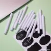 Caneta Branca para Quadro LED com Giz Líquido Base de Água Sem Pó para Quadro Negro Vidro Cerâmica Couro Marcador Apagável