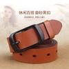 Cinturón de piel de vaca para mujer cuero genuino casual para mujer para hombre cinturón de hebilla de pin para mujer cinturón para jeans que combina con todo para mujer unisex