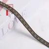 Fita jacquard com padrão de casco de tartaruga de 1CM para têxteis domésticos, decorações de janela, decoração de roupas, acessórios de renda DIY feitos à mão G3668