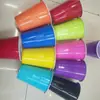 Fábrica de Origen Taza Desechable Roja y Blanca de PP para Degustación Taza para Beber en Fiestas Taza de Cerveza Colorida Taza para Jugos