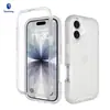 Adequado para a Nova Capa de Celular Apple 17 Europeia e Americana, Textura Semelhante à Pele, Proteção Tripla, Capa Protetora 16 Pro Max, Luxo Leve e de Alta Qualidade