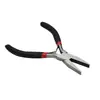 Múltiples Tipos de Pinzas para Joyería Hecha a Mano DIY, Ganchos para Perlas, Pinzas de Aguja Curva, Minipinzas de 5 pulgadas con Mango Negro, Venta Caliente Transfronteriza