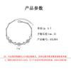 Pulseira de Trevo de Quatro Folhas Banhada a Prata Estilo Japonês e Coreano Design de Nicho Ins Feminino Joias de Luxo Leve Presente de Dia dos Namorados