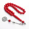 33 Piezas de Cuentas de Resina para Rezar Tasbih de 10*10mm Pulsera Árabe Cuentas de Oración Manuales de Oriente Medio para el Día a Día