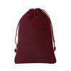 Bolsa de flanela atacado saco com cordão joias bolsa de flanela bolsa de armazenamento de fones de ouvido bolso grande de flanela preto