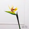 Lujo Ligero Flor Artificial Ave del Paraíso Individual Se Siente Artificial Flores Artificiales Planta Floral de Interior Decoración Strelitzia Reginae Simulada