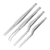 Pinza de Dentista de Punto de Fábrica Pinzas de Codo Pinza Médica Pinzas para Sacar Cera del Oído Pinza Herramienta de Dentista Pinza Recta Pinza Curva