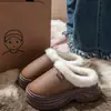 Pantuflas de algodón con suela gruesa que aumentan la altura para mujer, nuevo estilo otoño/invierno 2026, para interior, forradas de felpa, cálidas y con una sensación suave y acolchada