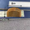 Precio de Fábrica Venta al por Mayor Peine de Sándalo Portátil Peine Pequeño de Madera de Luna Bolsa para Peine Peine de Sándalo Tallado Peine de Regalo