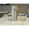 Mesa de Centro para Sala de Xadrez e Cartas, Chaleira a Água por Pressão de Ar, Acessórios para Máquina de Mahjong, Chaleira a Água por Pressão de Ar para Mesa de Mahjong, Chaleira Térmica Vermelha Escovada