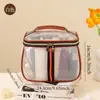 Bolsa Cosmética de PVC Impermeable Transparente Bolsa de Almacenamiento de Gran Capacidad Bolsa de Tocador Portátil Bolsa de Venta Directa de Fábrica Transfronteriza