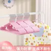 Cabide infantil para uso doméstico, antiderrapante, não marca, para pendurar roupas de bebê, cabide pequeno especializado para guardar peças de bebê