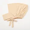 Artículo popular de comercio exterior: Bufanda para el cuello elástica versátil de seda de leche, sombrero, moda malaya, color liso, básico, pañuelo para la cabeza étnico, sombrero