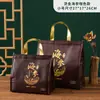 Bolsa Térmica Marrom Estampada a Quente para Pepino do Mar Conservação Fresca Bolsa Térmica para Pepino do Mar Fresco Nutritivo Bolsa de Presente para Comerciante Bolsa Térmica