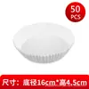 Freidora de Aire Doméstica Papel Especial Papel Absorbente de Grasa Bandeja de Papel Bandeja de Papel Grado Alimenticio Desechable Papel Base Papel Redondo para Hornear Papel de Silicona