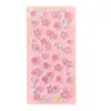 Pegatinas Creativas de Flor de Cerezo Estéreo 3D Patrones Pequeños Decorativos Regalo para Estudiantes Flor de Cerezo Estética Decoración DIY Pegatinas para Diario