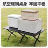 Conjunto de Mesa e Cadeiras Dobráveis para Exterior para Acampamento e Piqueniques, Conjunto de Mesa e Cadeiras Portátil para Acampamento e Montagem de Barracas