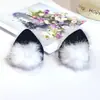 Outono e Inverno Super Fada Bola de Cabelo Pequeno Pegador Feminino Pelúcia Lateral Traseira Meio Pegador Presilha Tubarão Acessório de Cabelo de Alto Padrão