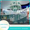 Equipamentos de playground infantil personalizados Castelo Naughty interno Parque infantil grande Restaurante familiar Instalações de diversão