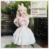 Vestido Blanco y Negro Ángel Demonio Mejor Amiga Estrella Gemela Lolita Gótico JSK Vestido Estilo Japonés Soft Girl Lolita