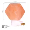 Lámpara de Sal del Himalaya Rosa Importada, Lámpara de Sal Pakistaní, Lámpara de Mineral de Sal, Lámpara de Pared Pequeña, Lámpara de Ambiente, Personalizable por el Fabricante