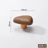 Manijas de Madera de Nogal, Gabinetes de Cajones de Madera Maciza, Puertas de Gabinete de Madera, Manijas de Armario de Madera Natural, Gabinetes de Madera, Minimalista Estilo Japonés