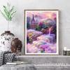 Pintura a Óleo Popular da Amazon Castelo Fantasia Pintura de Diamante Animal Comércio Exterior Diamante Completo 5Diy Fabricante Artesanato de Cristal para Casa
