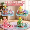 Pegatinas Jenga de Cristal Estéreo 3D en Relieve para Niñas, Adornos Pequeños Hechos a Mano Seguros de Animales para Bricolaje H