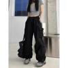 Pantalones de Trabajo de Alta Moda para Mujer 2026 Nuevo Estilo Holgado Recto Pierna Ancha Bolsillo Grande Casual Retro Pantalones Jogger