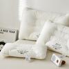 Almohada de algodón de clase A para padres e hijos, tamaño pequeño, para adultos, familia, plumas, seda, algodón, almohada lavable, suave para madre e hijo.