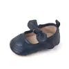 Sapatos de bebê com laço para 0-1 ano sapatos de bebê primavera e outono sapatos de princesa sapatos de criança em PU sola macia sapatos respiráveis BH2287