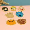 Accesorios DIY de anime caricatura Naruto bestia de cola llavero colgante adorno colgante de collar hecho a mano