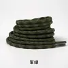 Cordones redondos texturizados de 5 mm con diseño de cruz al por mayor, cordones redondos de poliéster adecuados para botas de senderismo, botas de trabajo y zapatos de papá