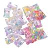 Ponto de fábrica transparente coração doce chaveiro brincos resina jóias acessórios diy gota cola celular caso patch
