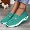 Zapatos para Mujer Temu Zapatos Casuales Slip-On Transfronterizos Talla Grande Zapatos de Mujer Zapatos de Exportación Flats Tejido de Mosca Tela Transpirable