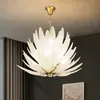 Lustre de Sala de Estar de Agave Italiano Retrô Villa Duplex Escada Restaurante Cristal Americano Murano Lâmpada de Quarto