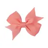 Pinza para el cabello de lazo de color sólido de Amazon transfronterizo, clip lateral para bebé, diadema para bebé de cola de milano para niños, venta al por mayor