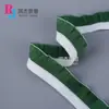 Em Estoque 1,7cm Renda Franzida de Borda Lateral Única com Elástico Color-Blocking, Renda Franzida Elástica, Acessórios de Acabamento Plissado Elástico